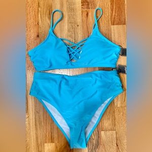 NOT SELLING AT THIS TIME. Fashion Nova Turquoise Bikini.